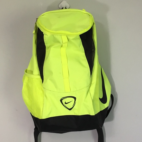 neon yellow nike backpack
